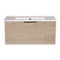 Wall Mounted Bathroom Vanity, Modern, 34 Inch