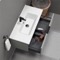 Wall Mounted Bathroom Vanity, Modern, 40 Inch