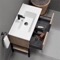 Free Standing Bathroom Vanity, 34 Inch