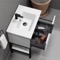 Free Standing Bathroom Vanity, 26 Inch