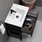 Bathroom Vanity - Modern, 26 Inch, Matte Black, Free Standing