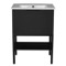Bathroom Vanity - Modern, 26 Inch, Matte Black, Free Standing