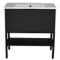 Black Free Standing Bathroom Vanity, 34 Inch