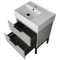 24 Inch Modern Small Bathroom Vanity, Free Standing