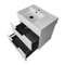 Modern Vanity, White, Floating, Small, 24 Inch