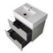 Floating Small Bathroom Vanity, Modern, 24 Inch
