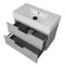 Floating Bathroom Vanity, Modern, 32 Inch