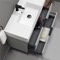40 Inch Floating Bathroom Vanity, Modern