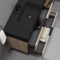 Floating Bathroom Vanity, Modern, 40 Inch