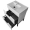 Modern Small Bathroom Vanity, 24 Inch, Free Standing