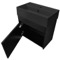 Small Black Bathroom Vanity, Floating, Modern, 24 Inch