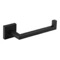 Square Wall Mounted Toilet Paper Holder in Black Finish