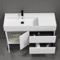48 Inch Free Standing Bathroom Vanity, Modern