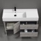 48 Inch Free Standing Bathroom Vanity, Modern