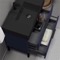 Modern Bathroom Vanity, Blue, 32 Inch, Free Standing