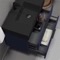 Floating Vanity - Modern, 32 Inch, Navy Blue