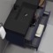 Floating Bathroom Vanity, Modern, Blue, 40 Inch