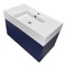 Floating Bathroom Vanity, Modern, Blue, 32 Inch