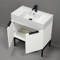 Modern Bathroom Vanity, 32 Inch, Free Standing