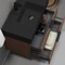 Floating Bathroom Vanity, Modern, Walnut, 32 Inch