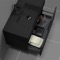 Floating Black Bathroom Vanity, Modern, 32 Inch
