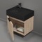 Floating Small Bathroom Vanity, Modern, 24 Inch