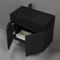 Floating Black Bathroom Vanity, Modern, 32 Inch