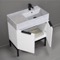 Modern Bathroom Vanity, 32 Inch, Marble Style Sink, Free Standing