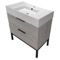 Modern Bathroom Vanity, 32 Inch, Free Standing