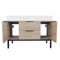 Bathroom Vanity - Modern, 48 Inch, Brown Oak, Free Standing