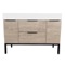 Bathroom Vanity - Modern, 48 Inch, Brown Oak, Free Standing