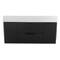 48 Inch Floating Black Bathroom Vanity, Modern