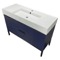 Modern Bathroom Vanity, Blue, 48 Inch, Free Standing