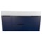 48 Inch Blue Floating Bathroom Vanity, Modern