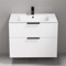 Wall Mounted Bathroom Vanity, Modern, 32 Inch
