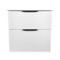 White Vanity, Wall Mounted, Modern, 24 Inch