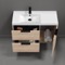 Wall Mounted Bathroom Vanity, Modern, 36 Inch