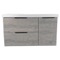 Wall Mounted Bathroom Vanity, Modern, 36 Inch