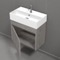 Small Floating Bathroom Vanity, Modern, 24 Inch