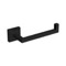 Square Wall Mounted Toilet Paper Holder in Black Finish