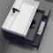 Blue Bathroom Vanity, Floating, Modern, 32 Inch