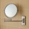 Wall Mounted 3x Makeup Mirror, Satin Nickel