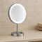 Round Countertop Lighted 10x Makeup Mirror