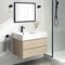 32 Inch Bathroom Vanity, Wall Mounted, Modern