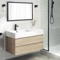40 Inch Bathroom Vanity, Wall Mounted, Modern