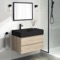 Wall Mounted Bathroom Vanity, Modern, 32 Inch
