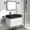 Wall Mounted Bathroom Vanity, Modern, 32 Inch
