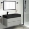 Floating Vanity - Modern, 40 Inch, Grey Mist