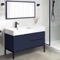 48 Inch Blue Free Standing Bathroom Vanity
