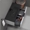 Wall Mounted Bathroom Vanity, Modern, 40 Inch